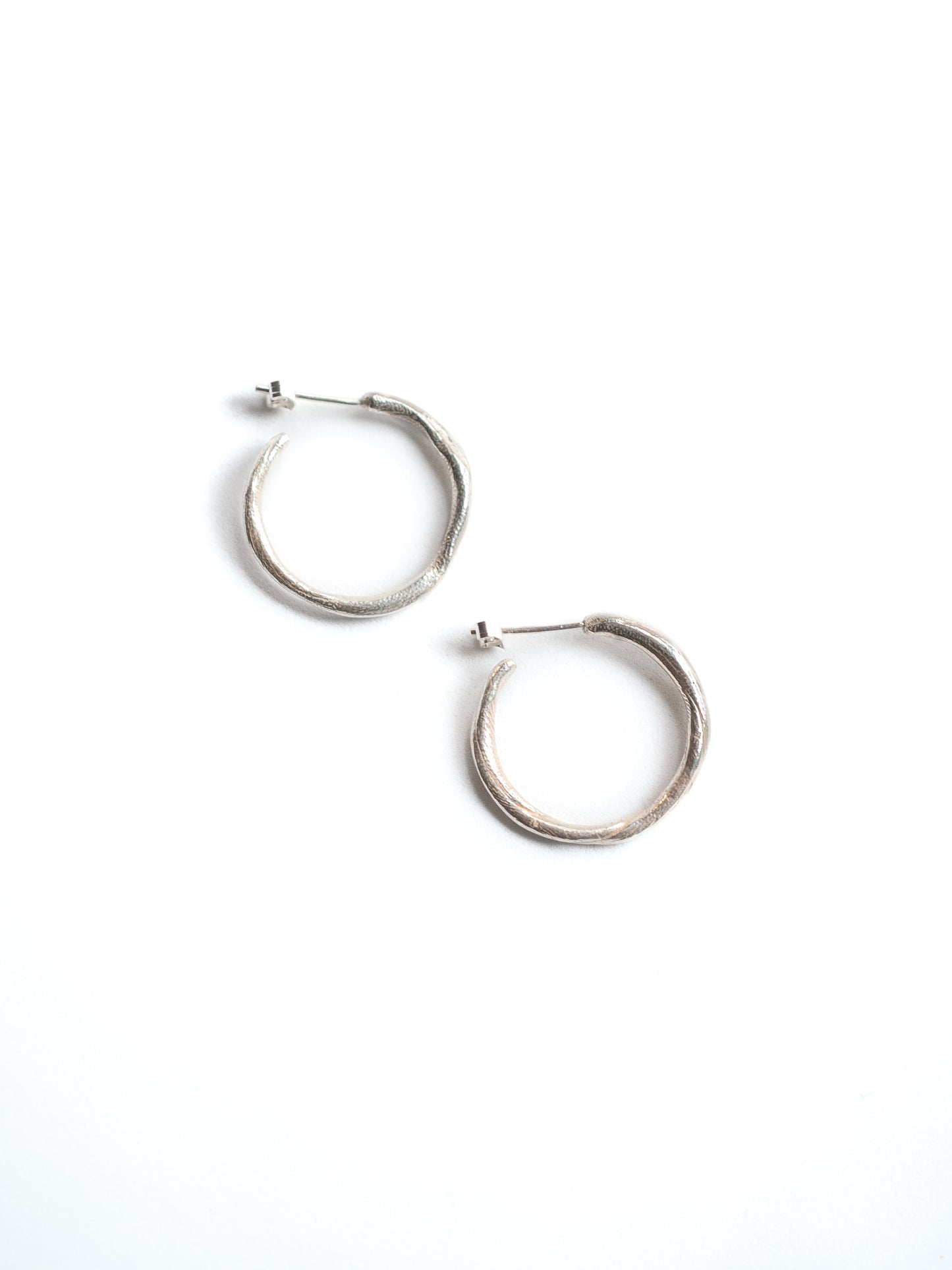 Large hoop earrings