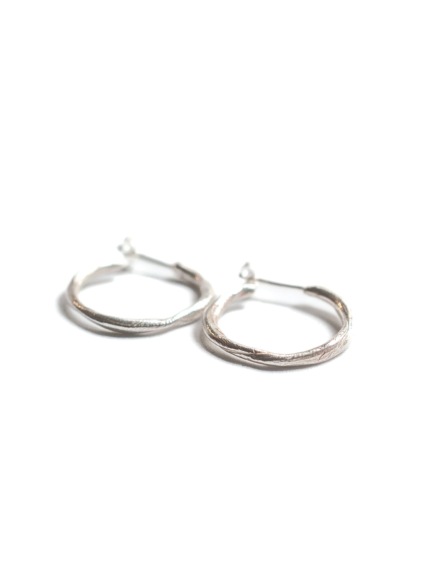 Large hoop earrings